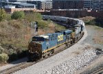 CSX 5246 leads train F741-17 southbound